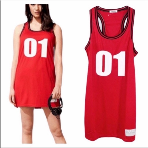 NUYU Tulane University jersey mini dress NEW - Picture 11 of 11